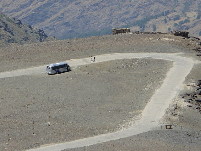 autobus posiciones del veleta